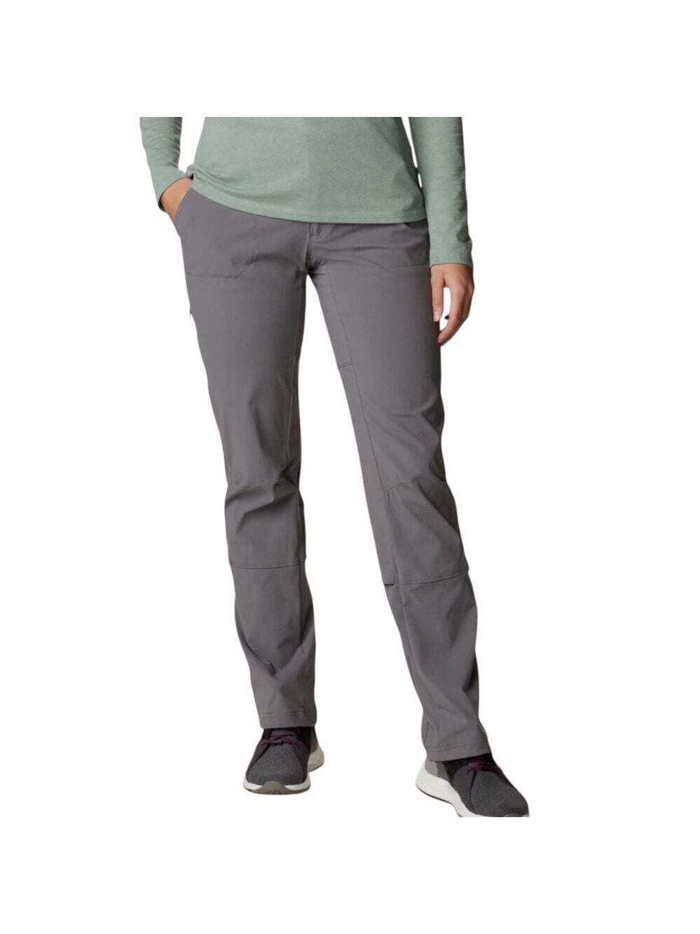 Columbia Trail Pants 12 Short NWT Grey Omni Shade Stretch Straight Outdoorcore